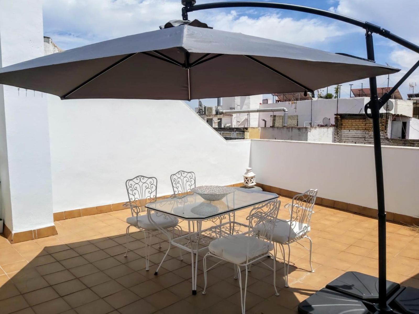 Triana Procurador Con Terraza Privada Appartement Sevilla Buitenkant foto
